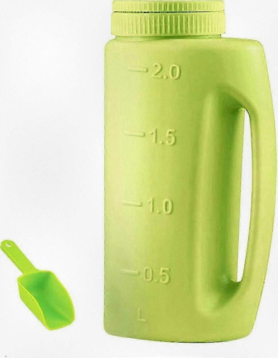 Handheld Garden Spreader for Grass Seed and Fertilizer, Adjustable Hole Size