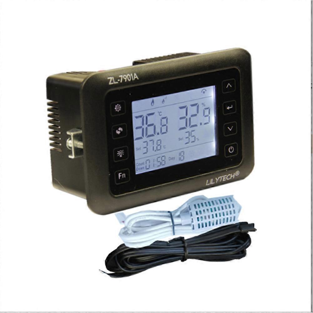LILYTECH Incubator Fully Automatic Digital Controller 100VV240V Large LCD Screen Small in Size Temperature Humidity Controller