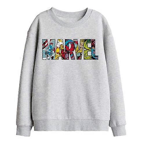 Marvel Childrens/Kids Character Logo Sweatshirt