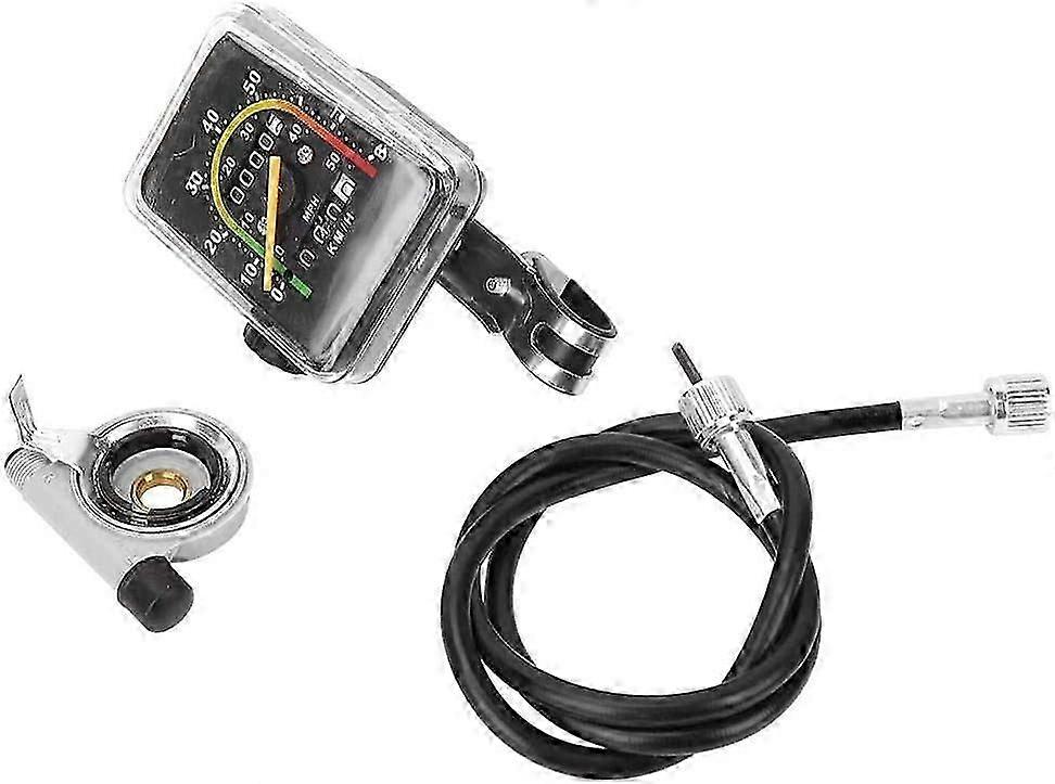 Bicycle Odometer Waterproof Mechanical Bicycle Computer Speedometer  A-X Edition 0116