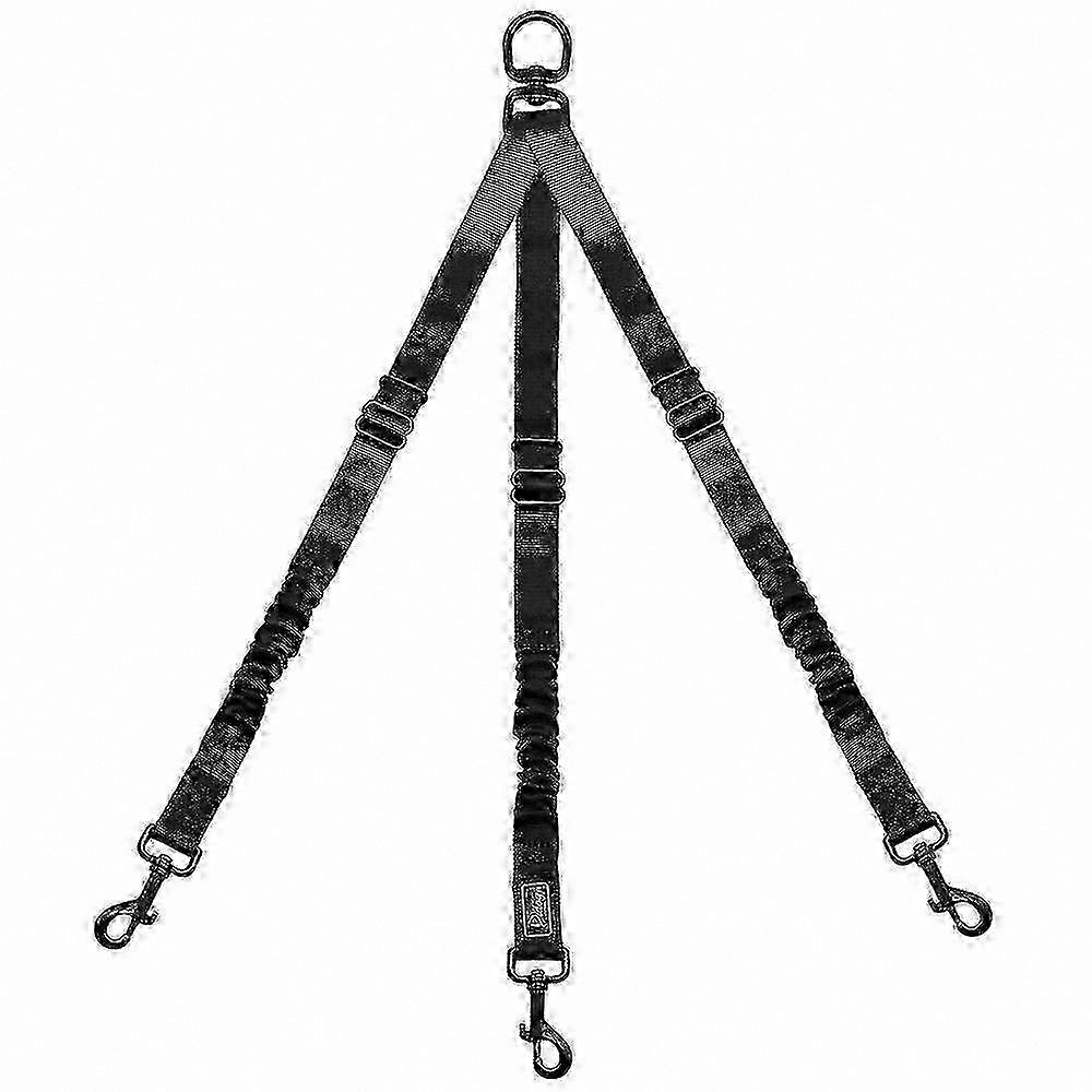 3-Way Pet Leash Coupler for Dogs, Nylon Tether for Group Walks