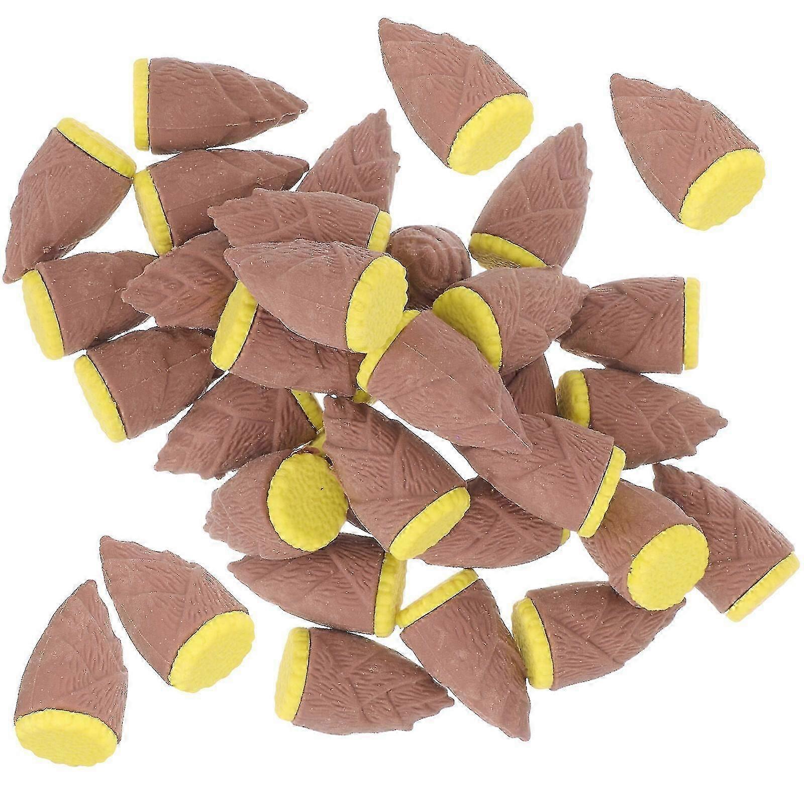 30pcs Vegetable Modeling Erasers Adorable Erasers Portable Students Erasers