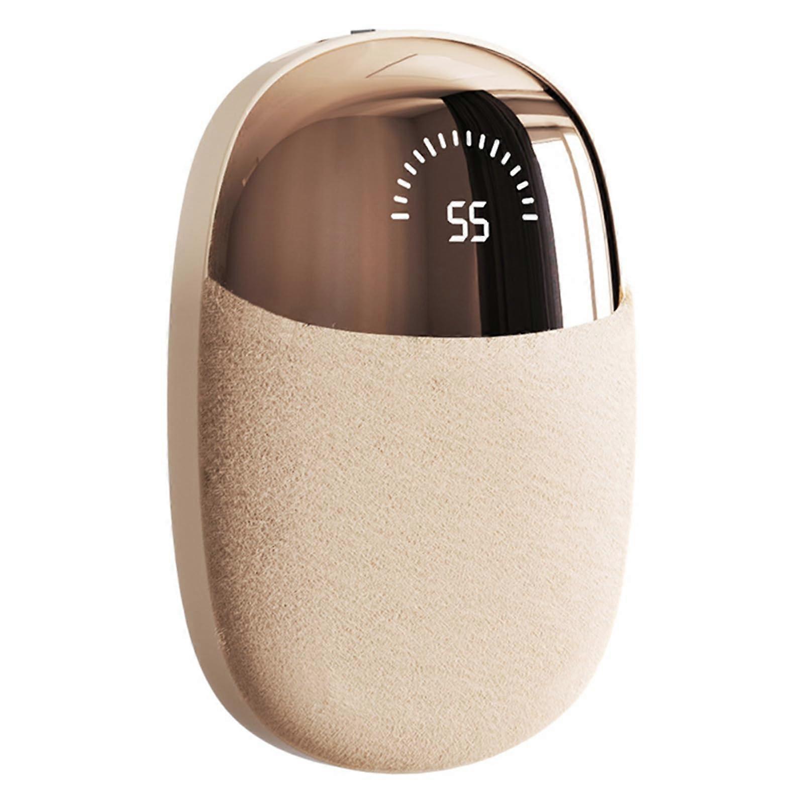 Rechargeable Plush Hand Warmer with Adjustable Temperature Control for Outdoor Use