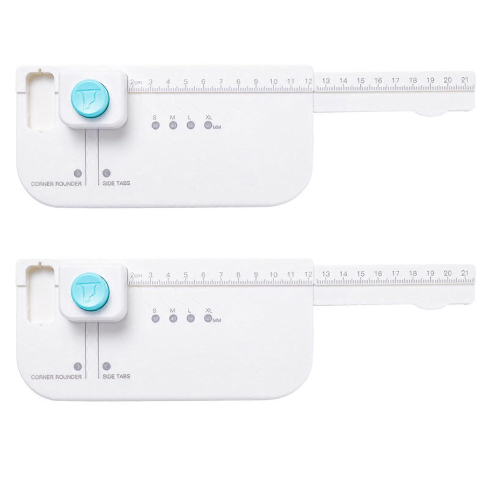 Planner Tab Punch and Divider Maker Tool with Ergonomic Grip for Uniform Durable Binder Tabs