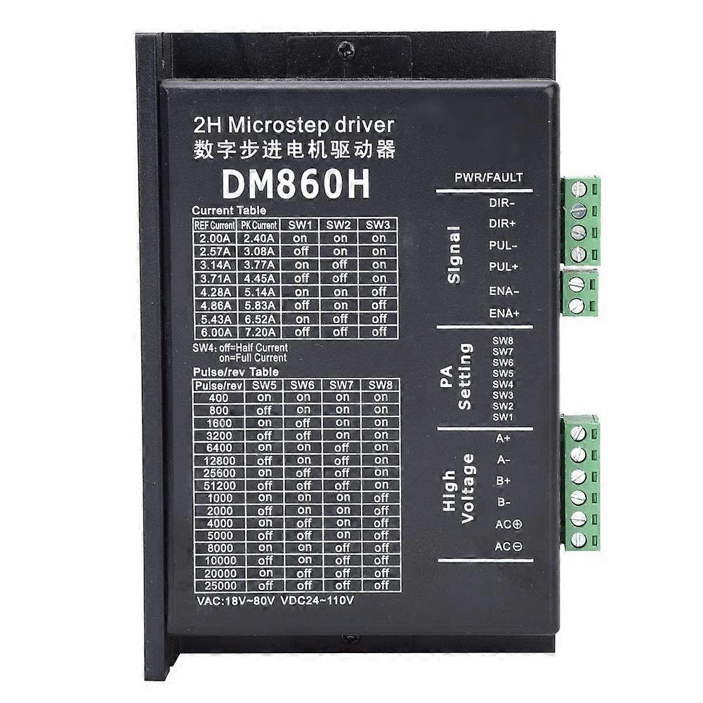 DM860H Stepper Motor Driver for NEMA34, 2 Phase  Accuracy Positioning and Speed Output