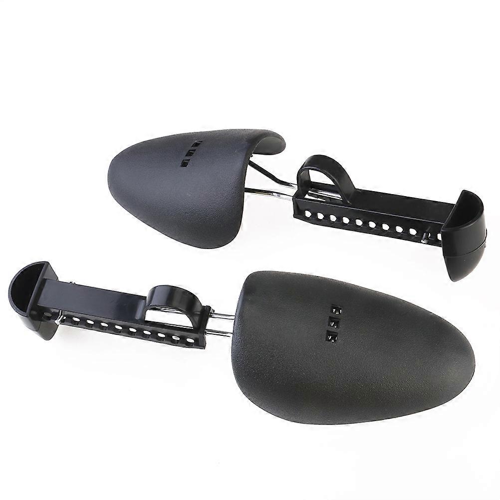 Plastic Shoe Stretcher Adjustable Shoe Expander Men 3Pairs Black Set