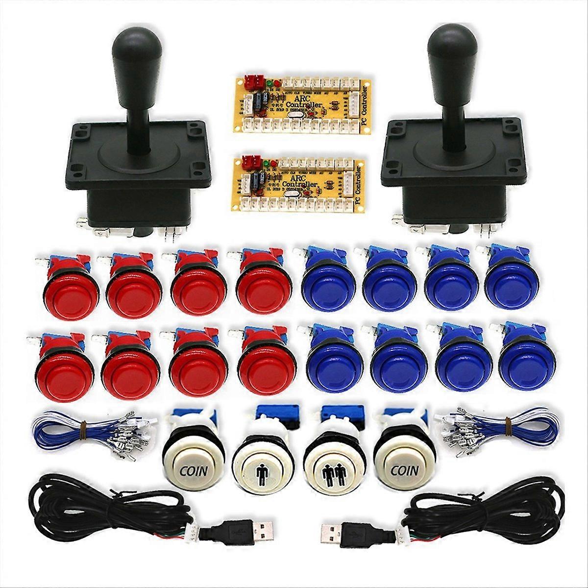 For Arcade Game DIY Kit USB Board Controller for Pc Zero Delay US Style 8 Way Joystick