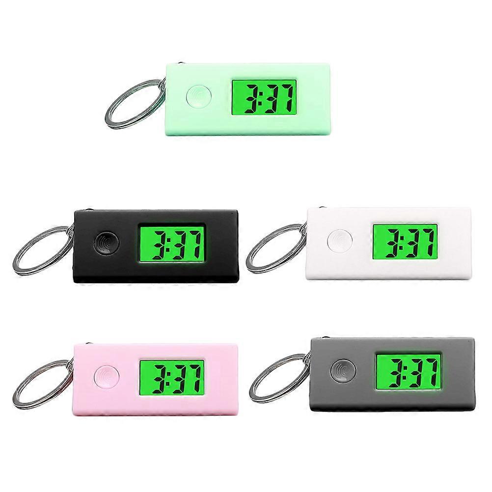 Silent Ring Digital Watches for Students 5Pcs Portable Keychain