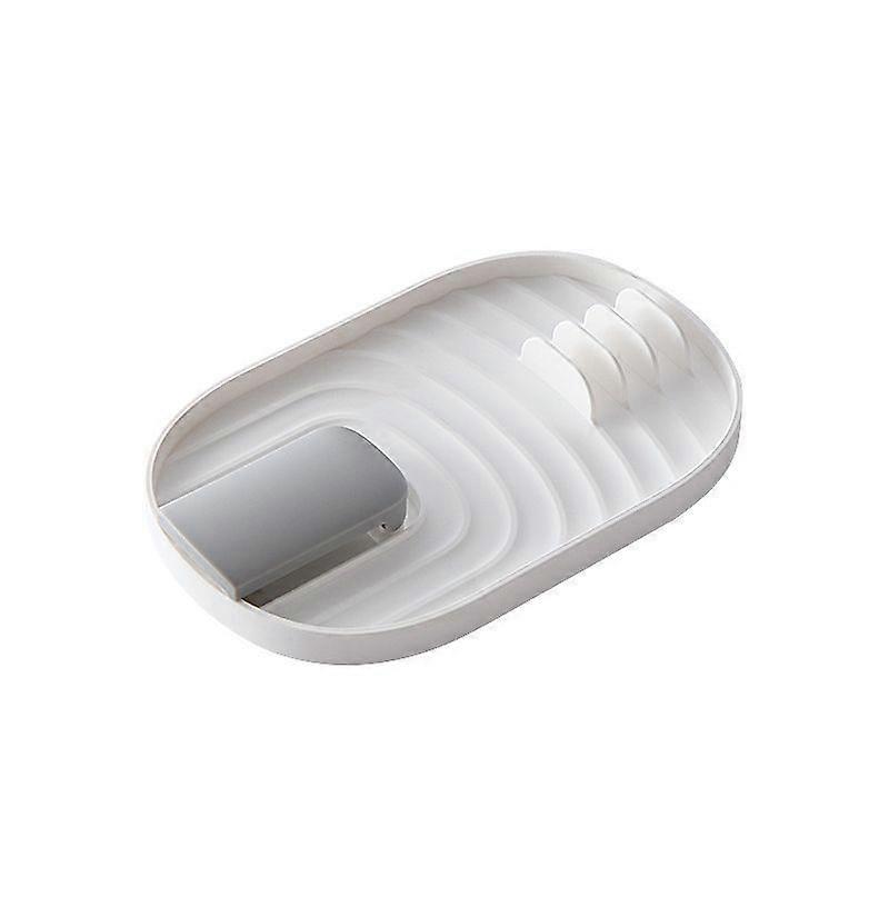 4 Pcs Foldable Pot Lid Holderwhite)