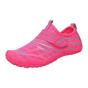 Children's Barefoot Water Shoes for Kids Ultra-Light Slip-On Design with Drainage Holes Outdoor and Pool Use for Boys and Girls(Hot Pink#2,6 Years)