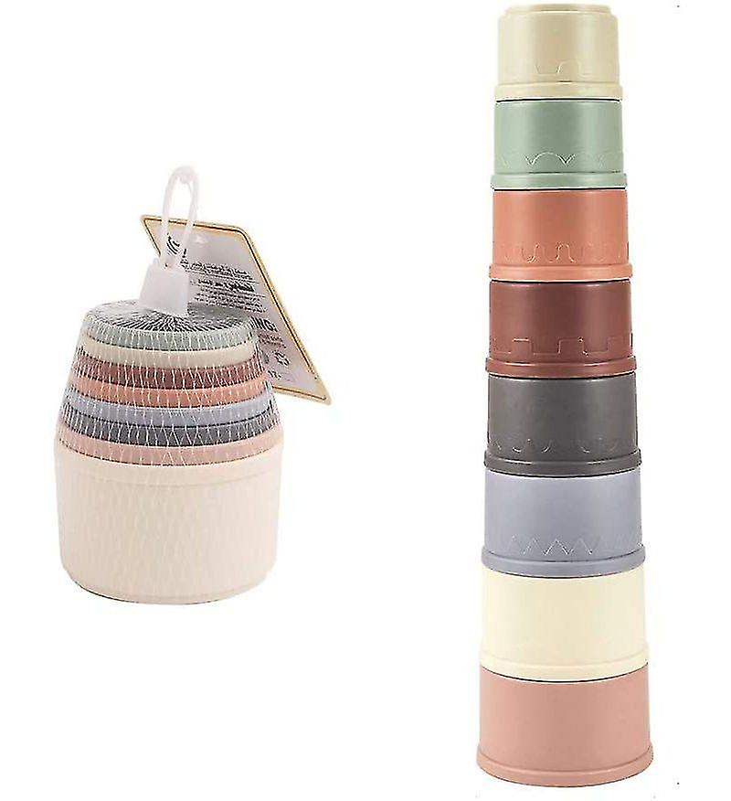 8 db Stacking Cup gyermek stacking torony válogatás játékok