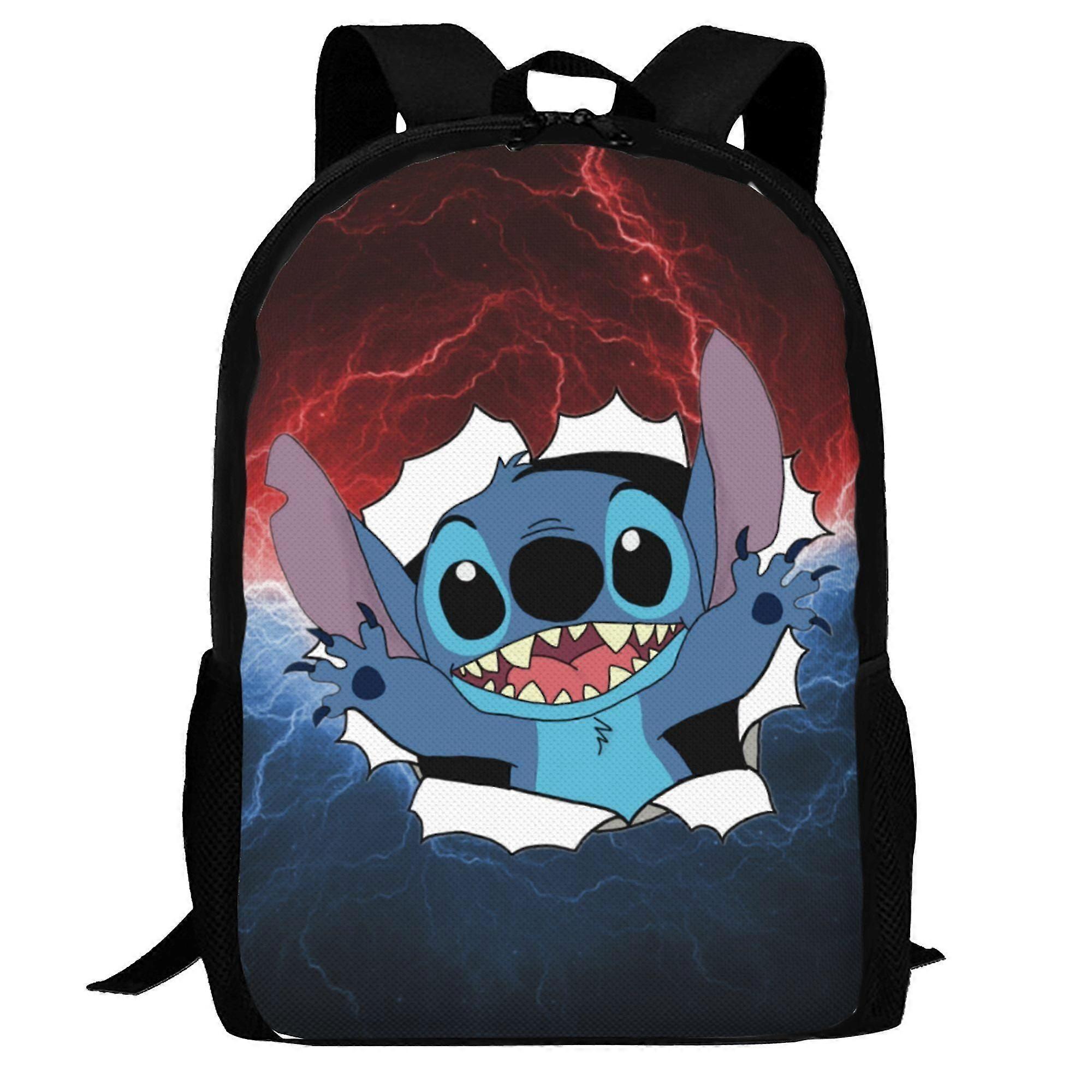 j4190 Lilo & Stitch Backpack for Kids Boys Girls Large Capacity Multifunction School Backpacks Lightweight Sports Travel Laptop Bag Daypack e4190