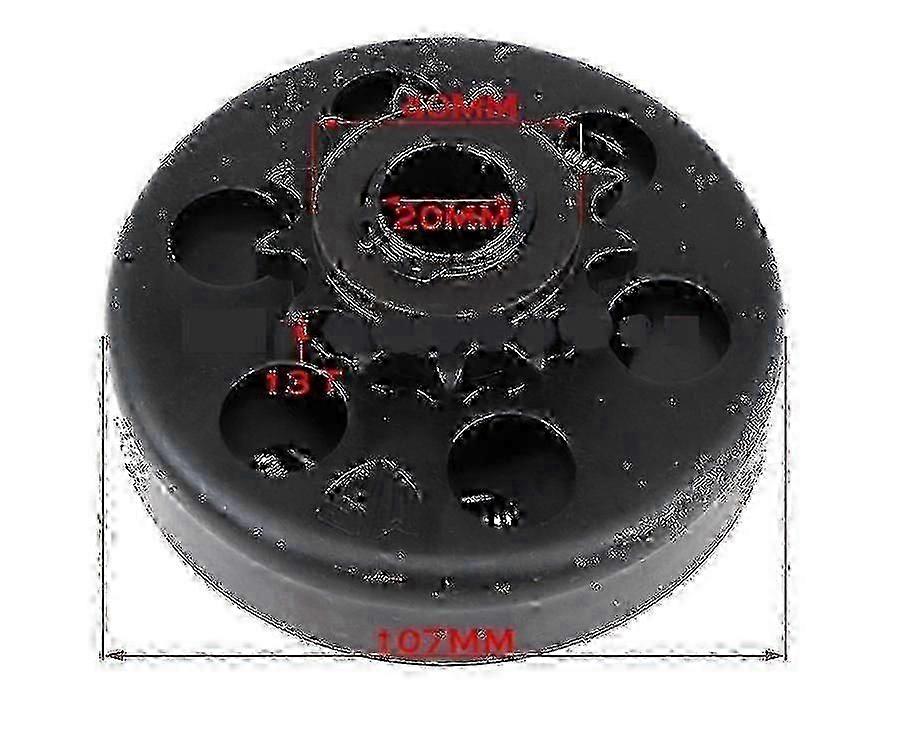 20 Mm Fliehkraftkupplung 16T Für 219er Kette, 6,5 PS – Passend Für Mini-Bikes & Go-Karts, Metall