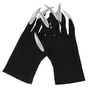 1 Paar Halloween Klauw Handschoenen Lange Vingernagels Handschoen Cosplay Kostuum Accessoires