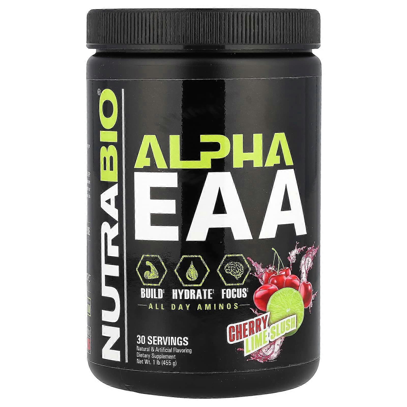 Nutrabio Labs, Alpha EAA, Cherry Lime Slush, 1 lb (455 g)