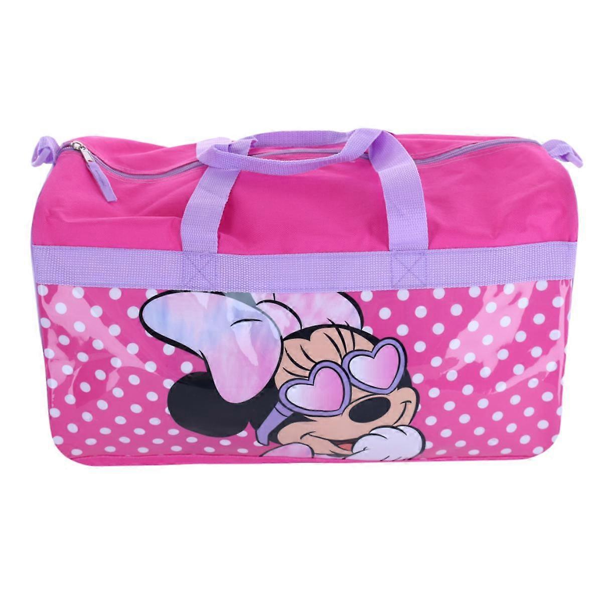 U.P.D., INC Girls Minnie Mouse Polka Dot Duffle Bag