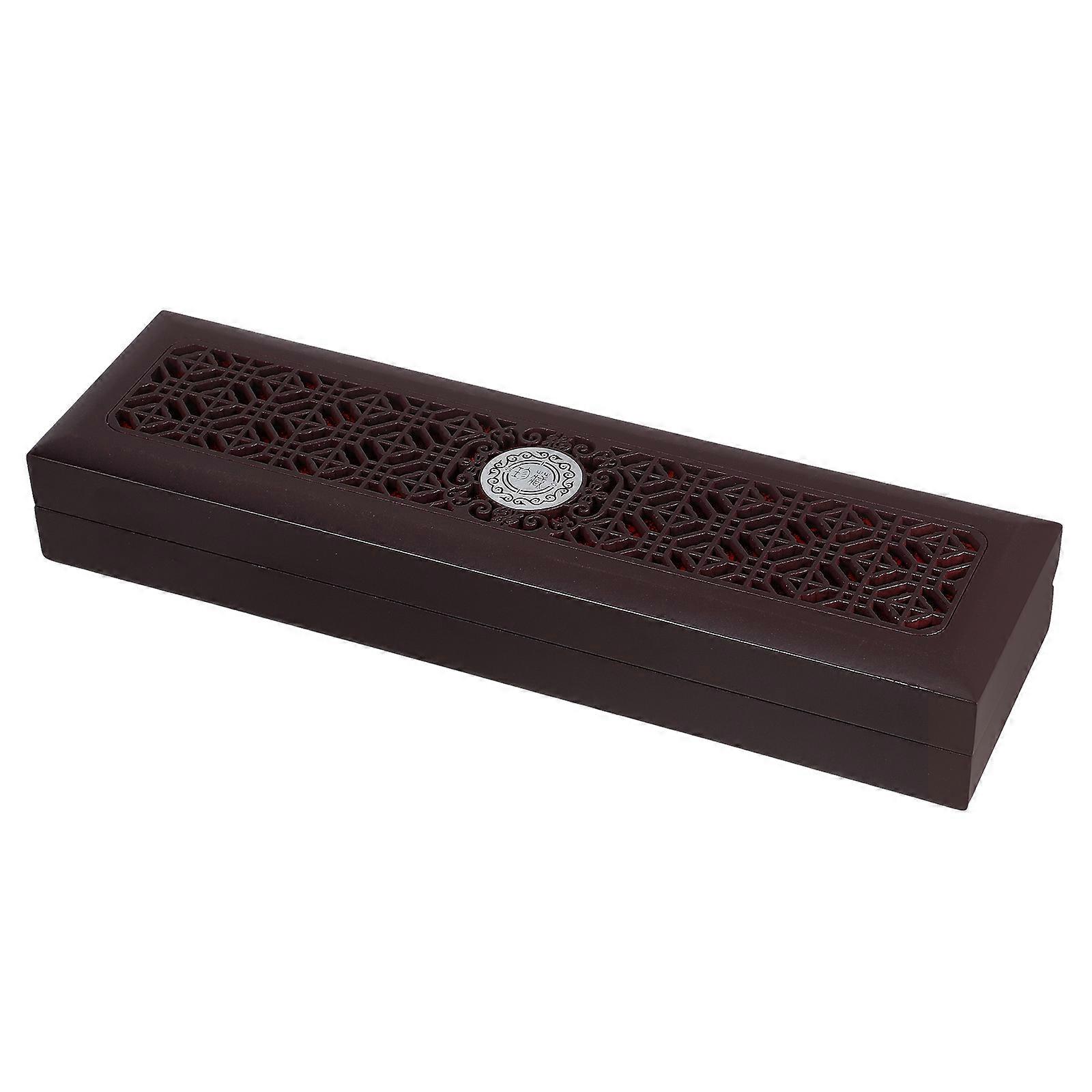 Harmonica Storage Case Wooden Harmonica Accessory for Storage 24 Hole