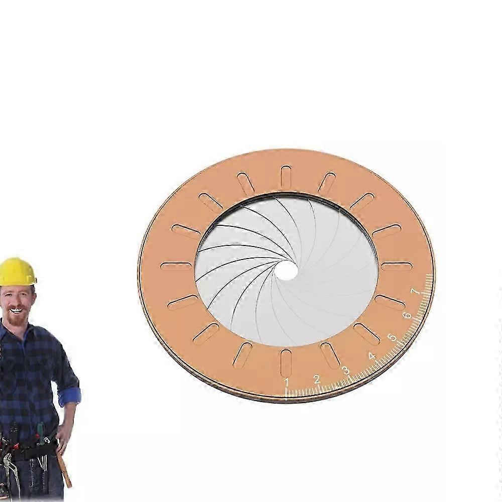 Precision Adjustable Metal Circle Drawing Tool, Round Pipe Measuring Tool HY3