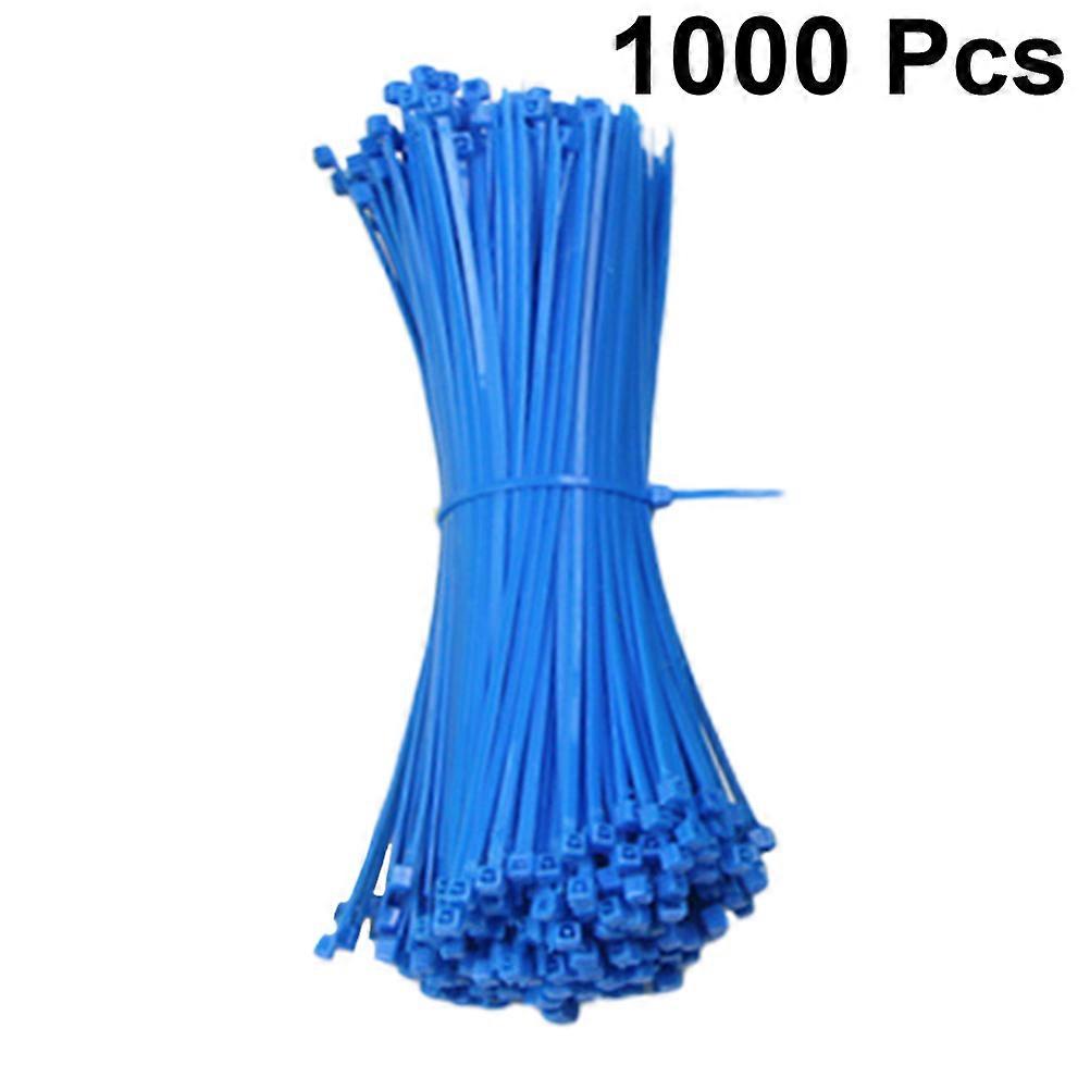Cable Tie Self-Locking Blue for Wire Use 1000Pcs Nylon Cable Ties
