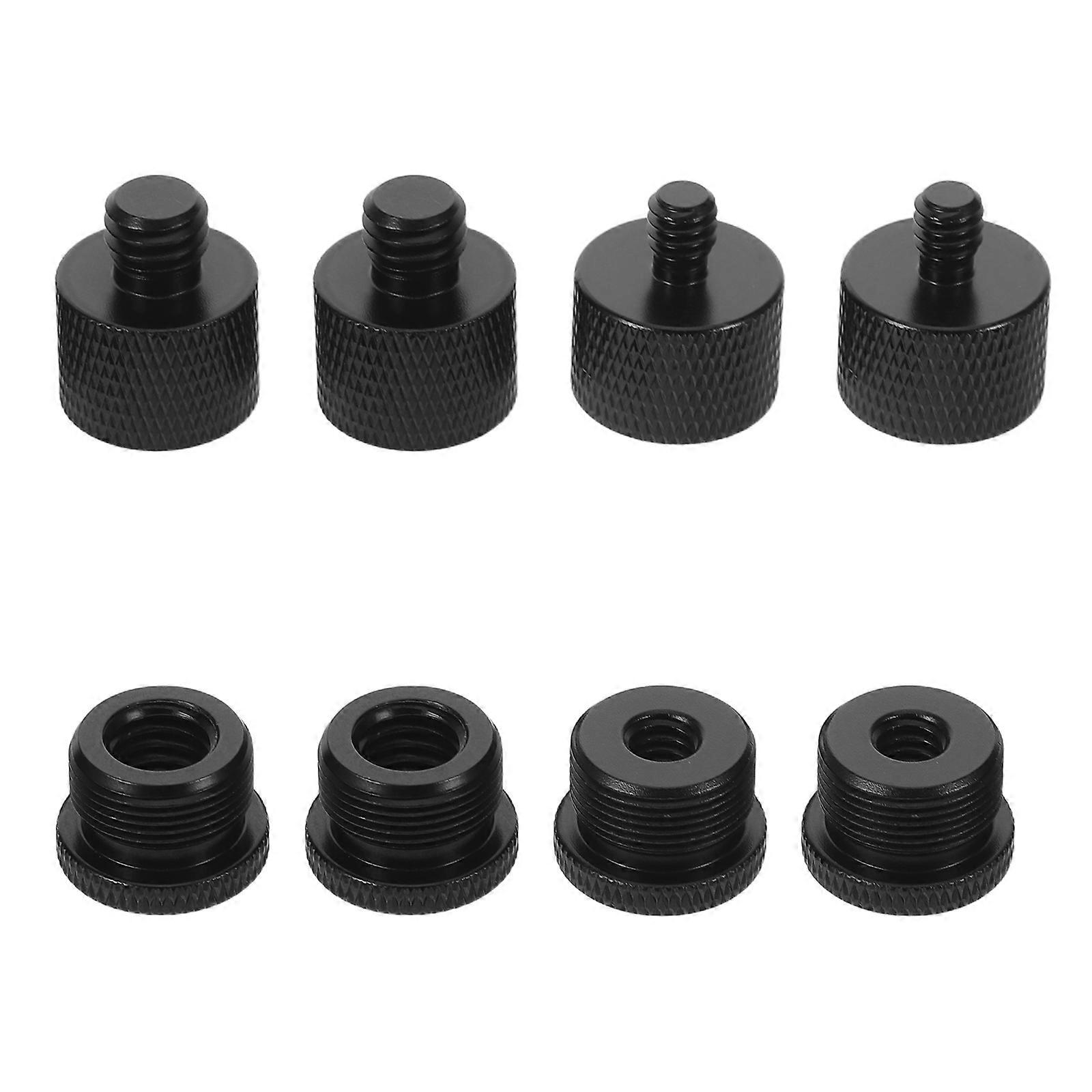 Mic Stand Adapter Screw for Tripod Mount Conversion 8Pcs Durable Metal Kit