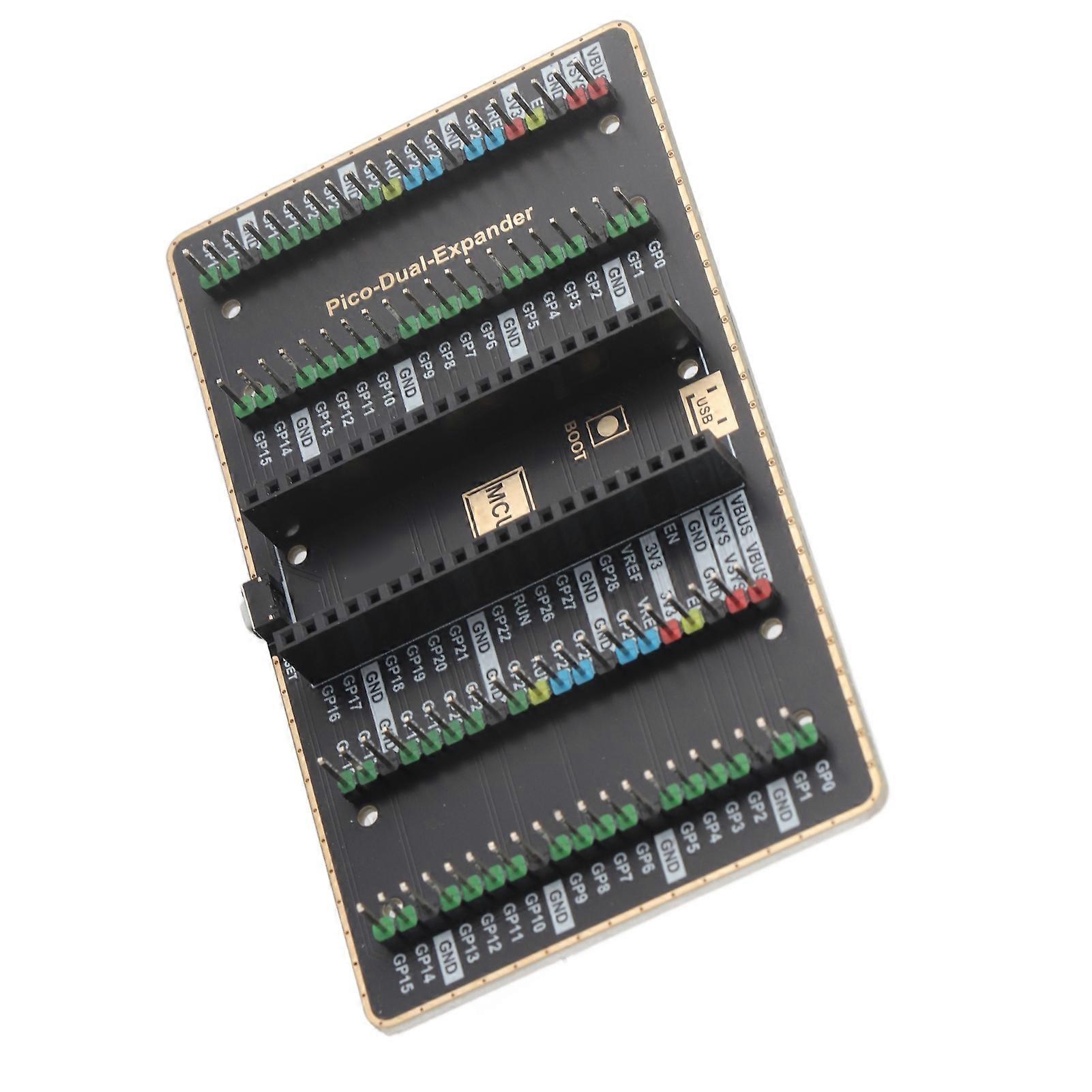 External Expansion Board Dual Expander for Raspberry Pi Pico Interface Development Module
