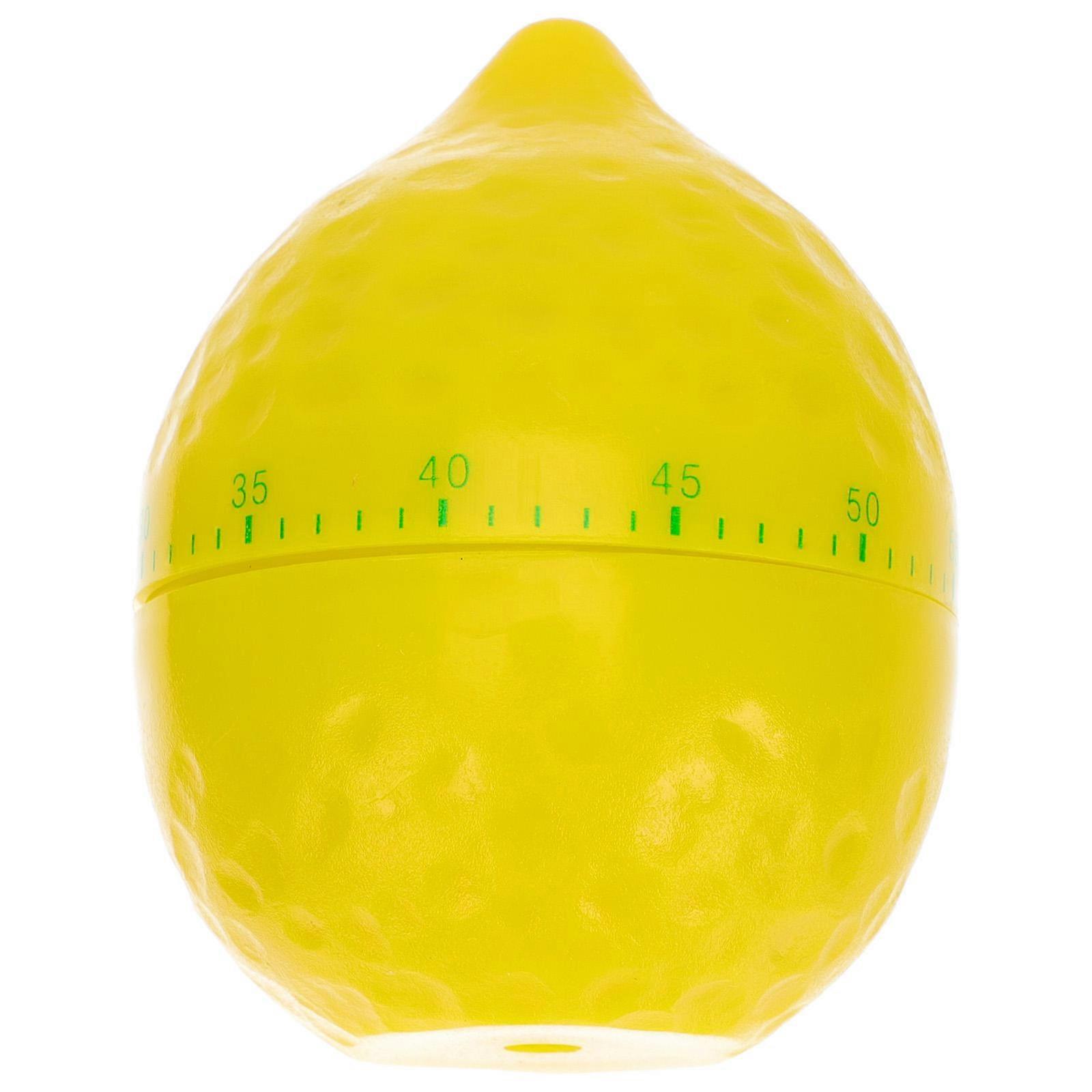 Kitchen Timer Lemon Shape Plastic for Cooking Time Reminding 1Pcs