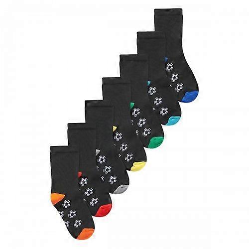 Fotbollsstrumpor i bomull för barn (7-pack)