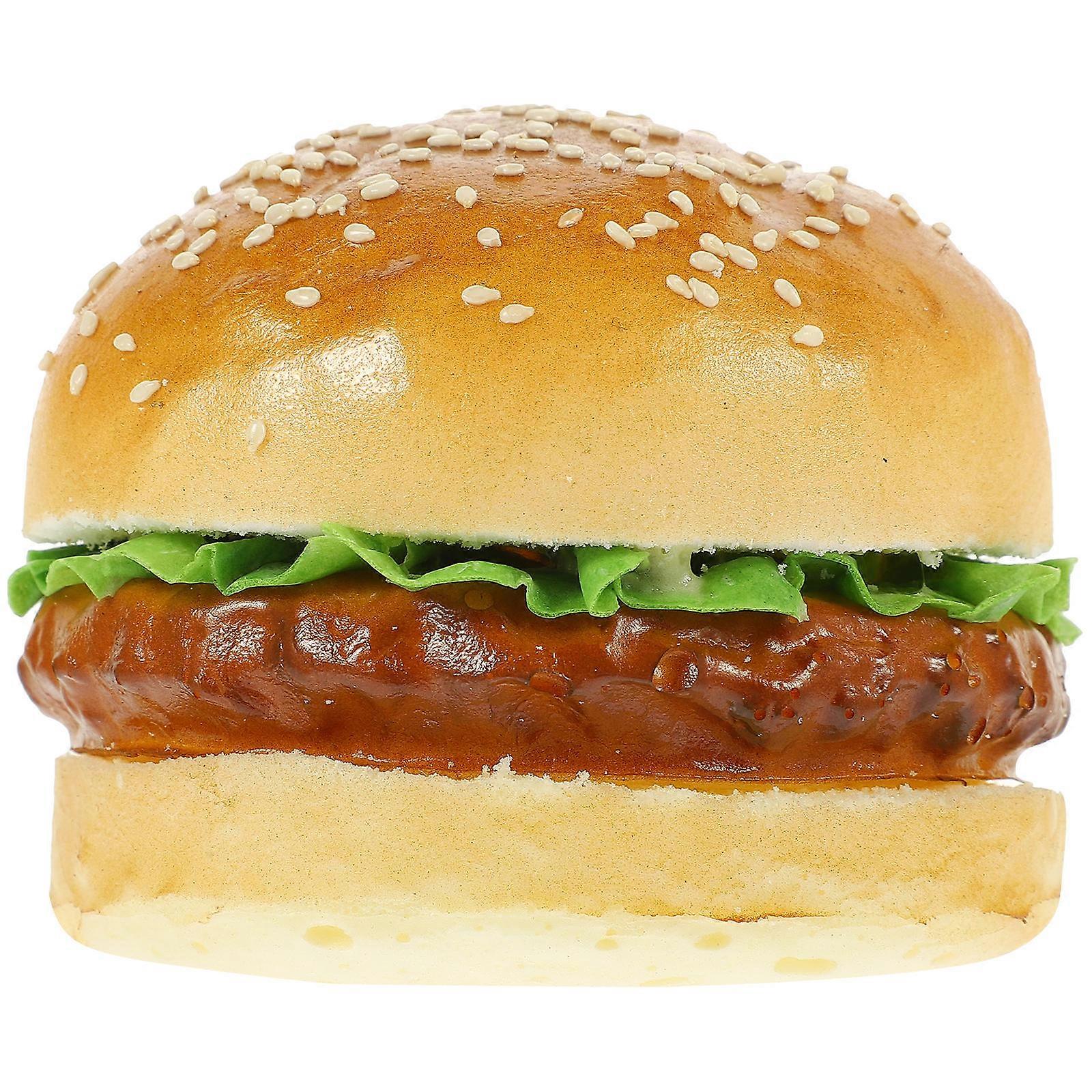 Realistic Burger Model for Display with Photo Prop Simulation