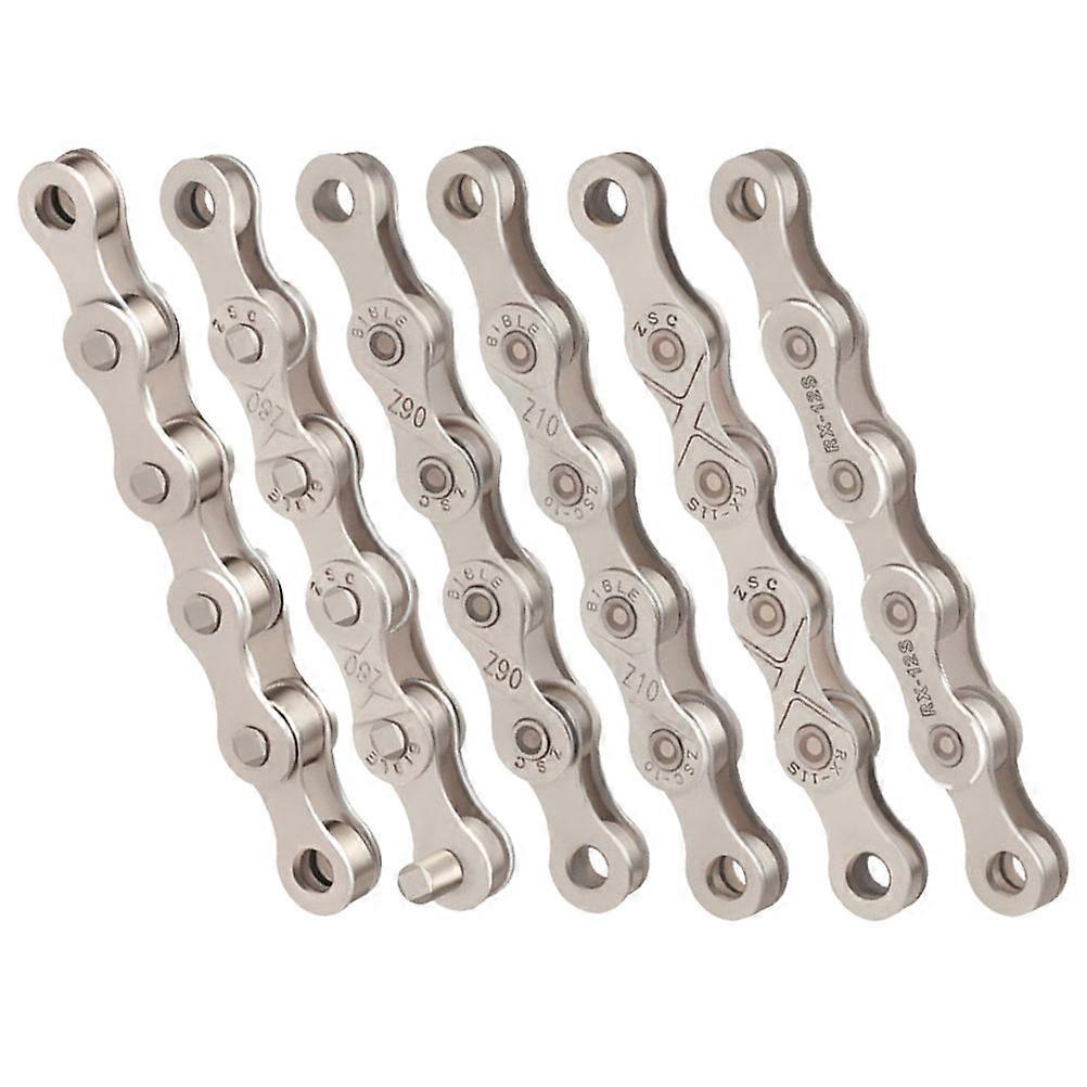 Variable Velocity Mountain Bike Chain Replacement 3Pcs Silver Accessory