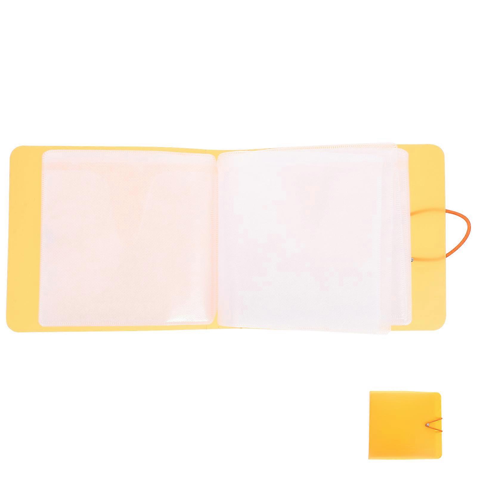 Cd Organizer Orange PP Material for Storage Use Binder