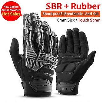 Windproof Cycling Gloves Touch Screen Riding Mtb Bike Bicycle Gloves Thermal Warm Motorcycle Winter Autumn Bike Gloves