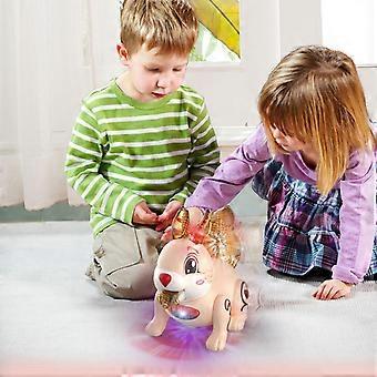 Dans educatieve elektrische pop wandelen schattige eekhoorn dier verlichting muziek robot speelgoed kinderen cadeau