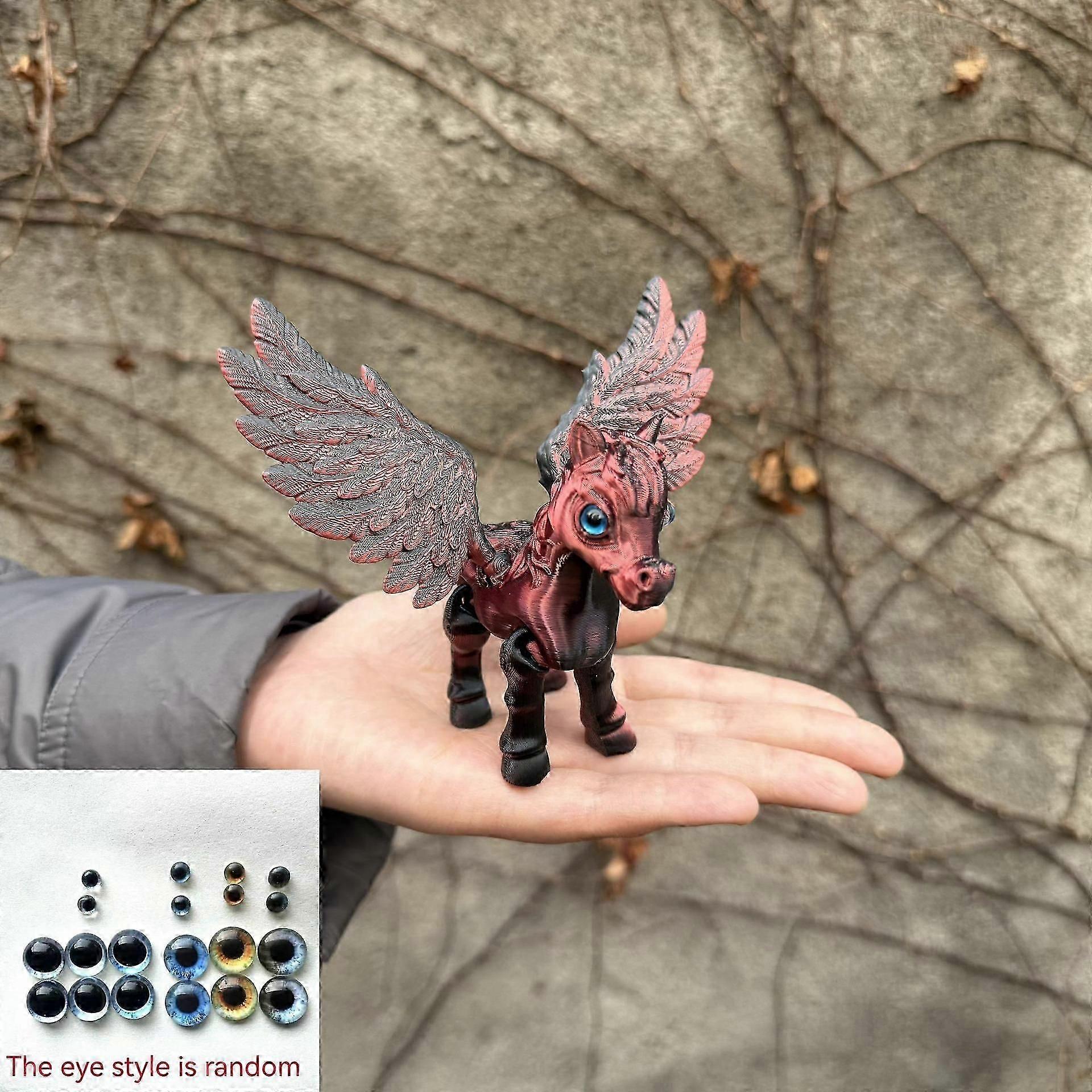 Impression 3D, adorable Pégase décompression animale, figurine transformable TXBB