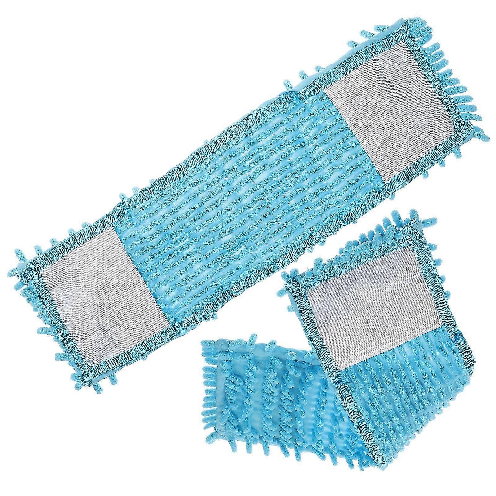 2Pcs Chenille Mop Replacement Cloths for Floor Cleaning