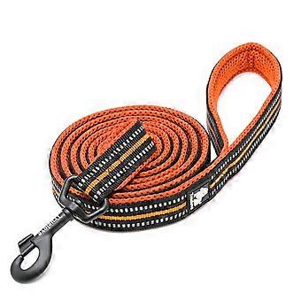200 cm nylon hundebånd, reflekterende hundetreningsbånd, lilla, kompatibel med små store hunder, Correa Perro