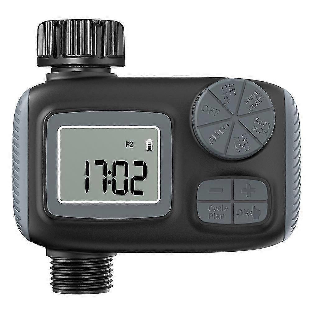 Sprinkler Timer Garden Hose Faucet Timer with Rain Delay/Manual/Automatic Drip Irrigation Function Watering Timer