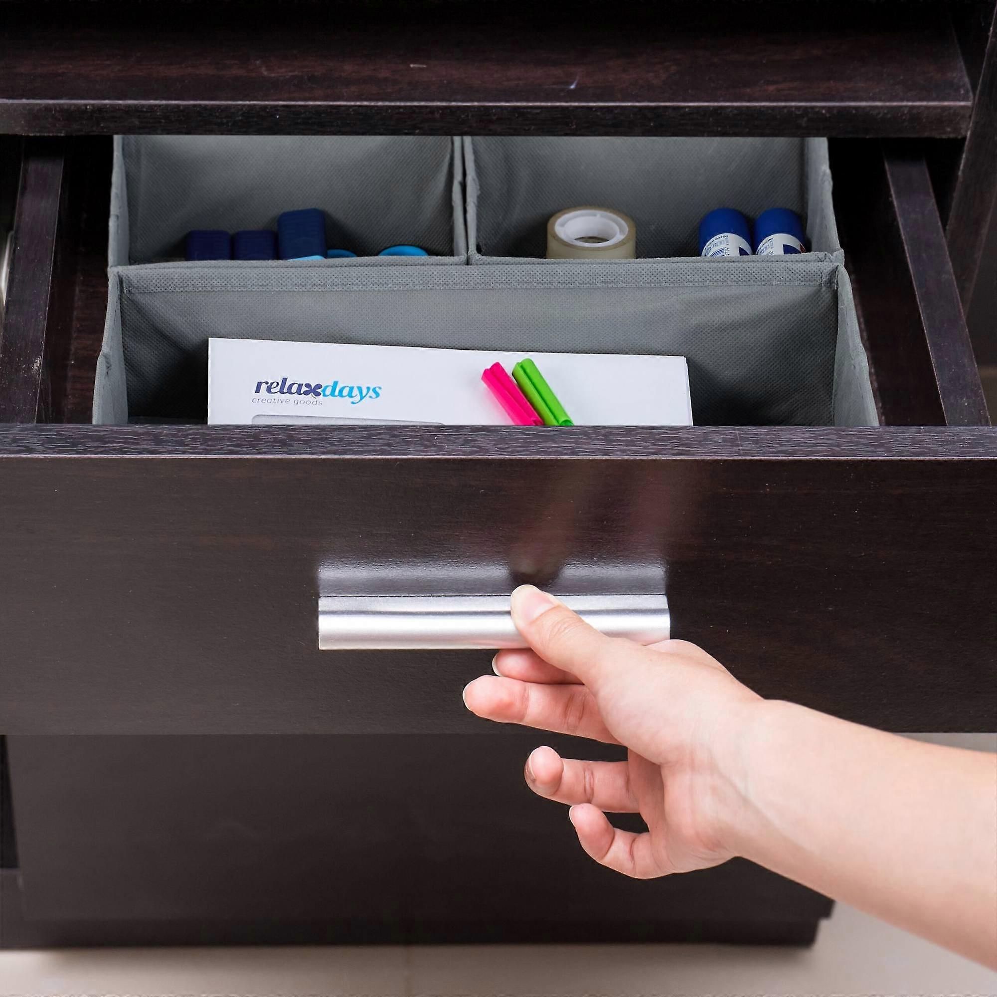 4-part drawer divider in fleece