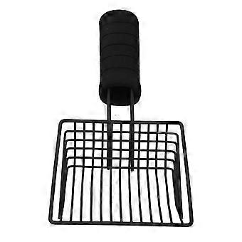 Reusable Metal Cat Litter Sand Scoop Sifter Shovel Pet Cat Cleaning Supplies BlackM