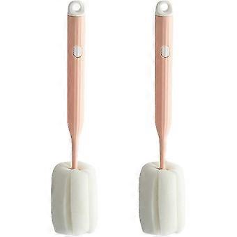 2pcs Sponge Bottle Brush Soft And Easy To Clean (pink-brush) 373.