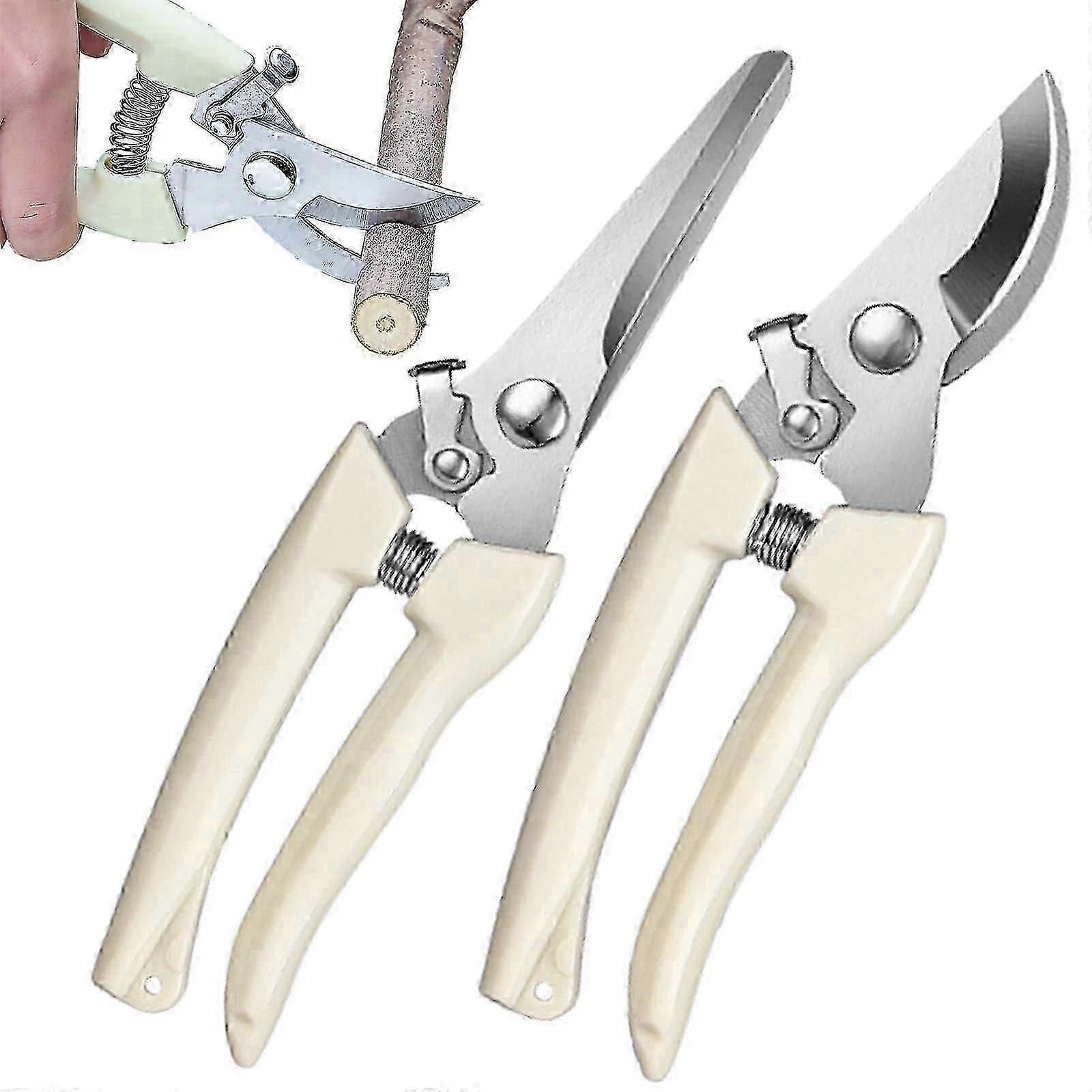 2 pcs Sharp Pruning Shears for Gardening Flowers and Branches Edition 0620