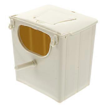 Parrot Breeding Box Bird Nest for Pet 2Pcs Plastic Cockatiel Nesting Box