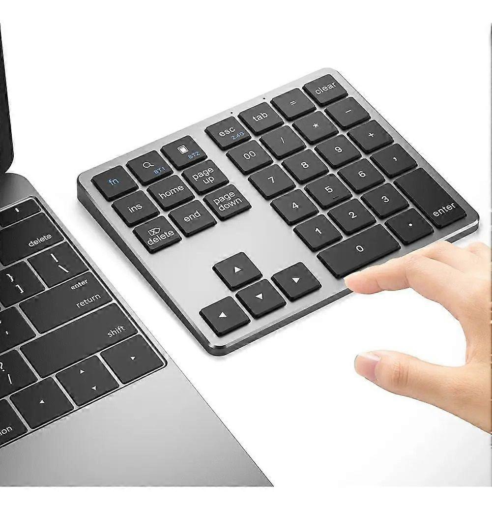 Mini Numeric Keyboard Wireless Aluminum Bluetooth