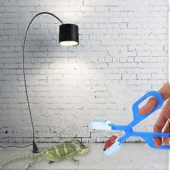 Reptile Poop Picker Plastic Clamp for Pet Waste Cleaning 3Pcs Blue