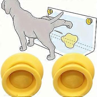 2pcs Portable Wall Magnet Pet Pee Pad Holder For Dogs, Potty Training Pad Holder For Leg-Lifting With Strong Adhesive And Magnets For Dogs 26-27
