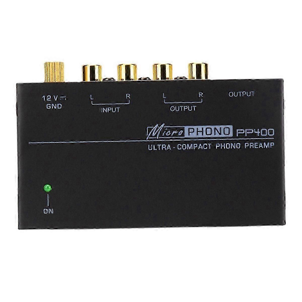 PP400 Ultra-Compact Phono Preamp Preamplifier EU Plug