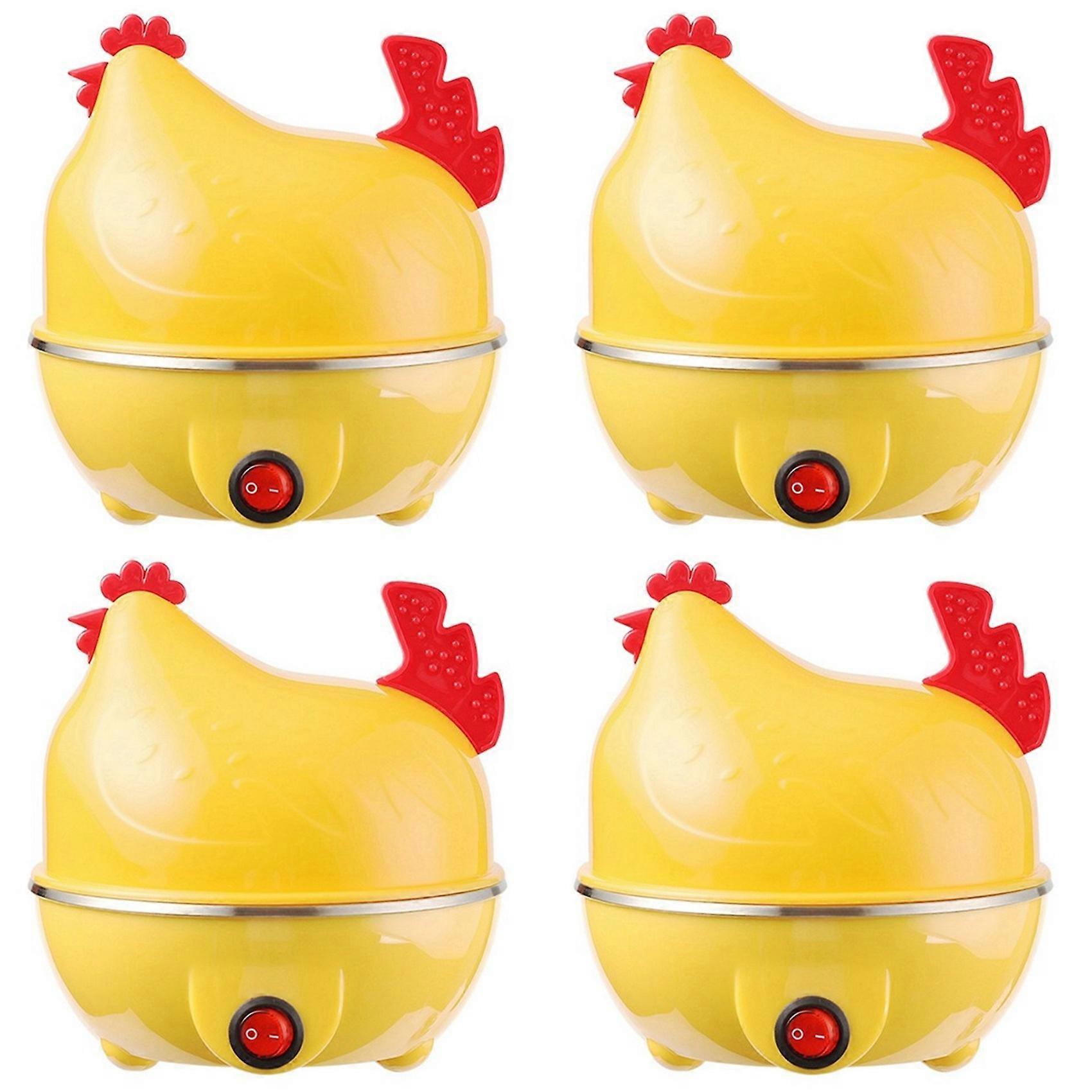 4X Multifunctional Egg Cooker, Egg Steamer, Automatic Power-Off, Multifunctional Egg Steamer, Boiled Egg US PLUG