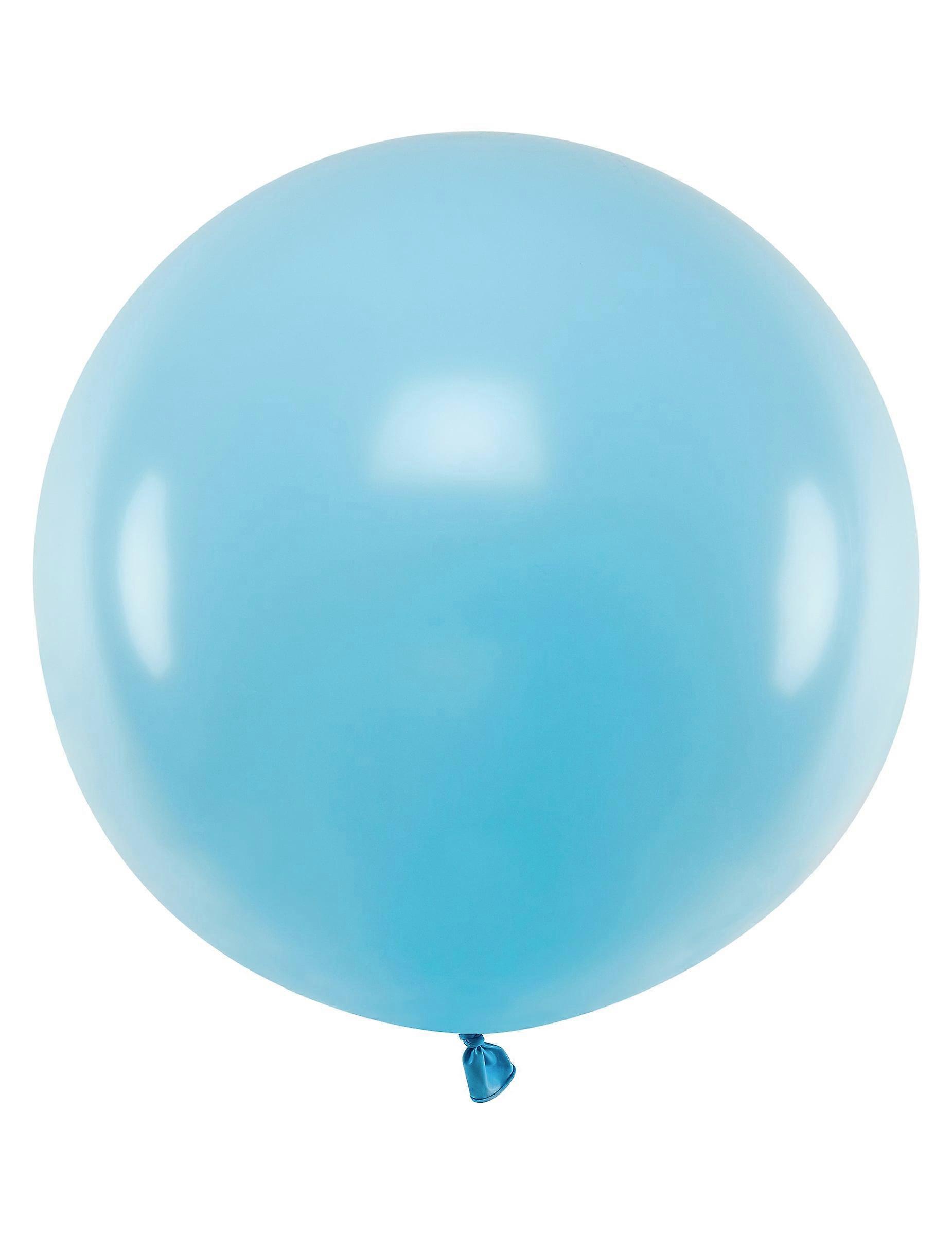 Giant blue latex balloon 60 cm