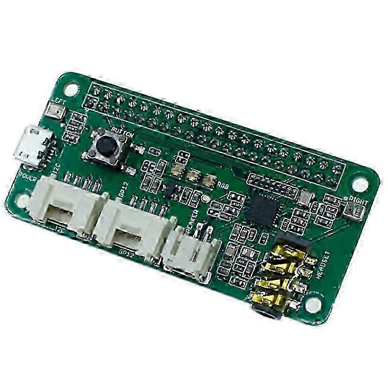 ReSpeaker 2-Mics Pi Hat voice module compatible with Raspberry Pi 4 Model B and Raspberry Pi Zero 3B (dual microphone array).WHBYV