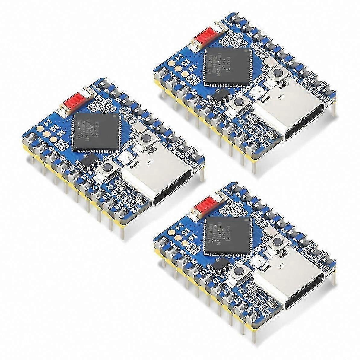 3-Pack ESP32-S3 Mini Dev Board, 240MHz MCU for C/C++ and MicroPython Programming