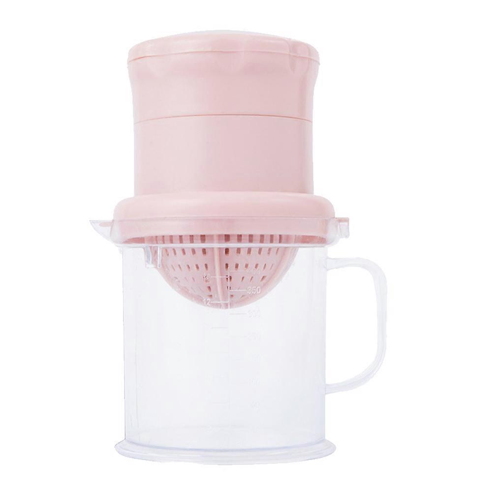 Kitchen Vegetable Squeezing Machine Fruit Squeezer for Squeezing Fruits 2Pcs Pink